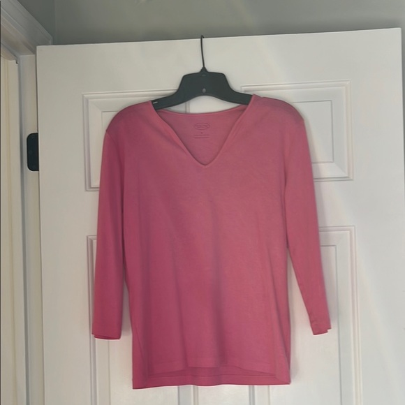 Talbots Pink Fitted Blouse - Picture 1 of 6
